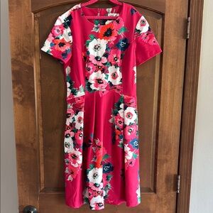 Eliza J Pink Floral Dress